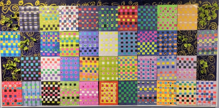 Heritage Students Create Kente Cloth