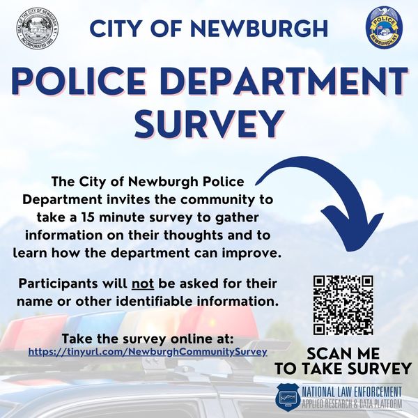 Deadline for City of Newburgh Police Survey is Tomorrow