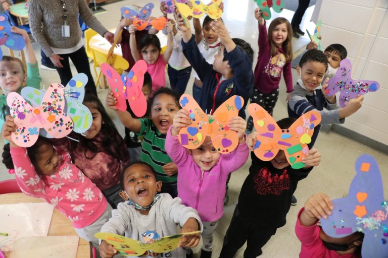 GAMS Pre-K Students Participate in Art Project