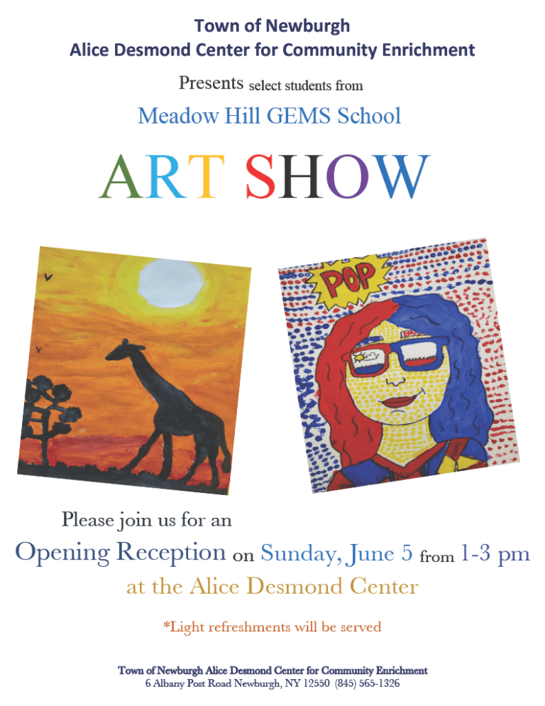 Meadow Hill to Hold Art Show
