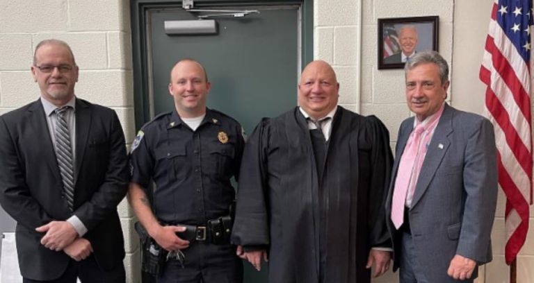 Newburgh Town Board Swears in New Police Sergeant