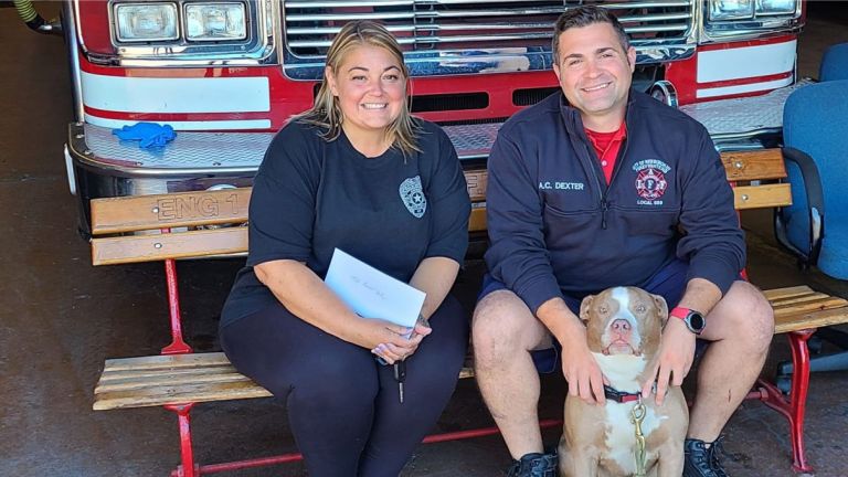 Local Author, Fire Chief, Donates Profits from Book About Firehouse Dog