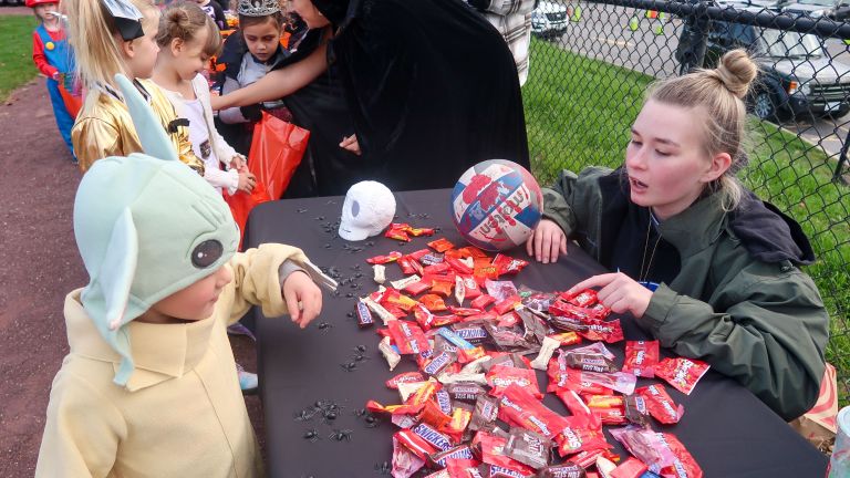 All Treats, No Tricks for Bishop Dunn Students