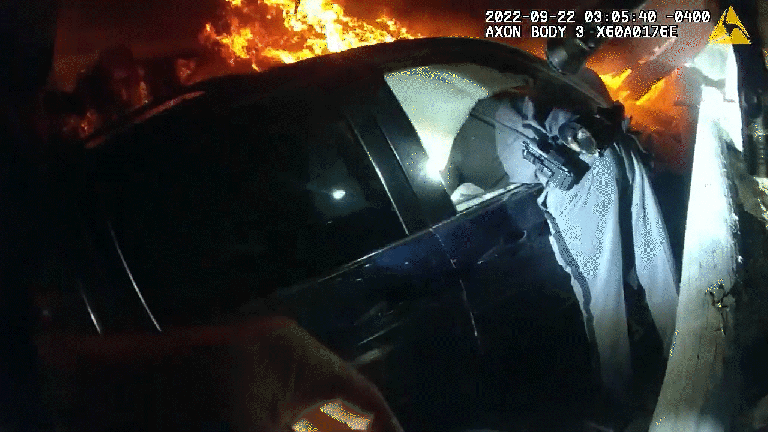 VIDEO: Troopers Pull 17 Year-Old from Burning Wreckage