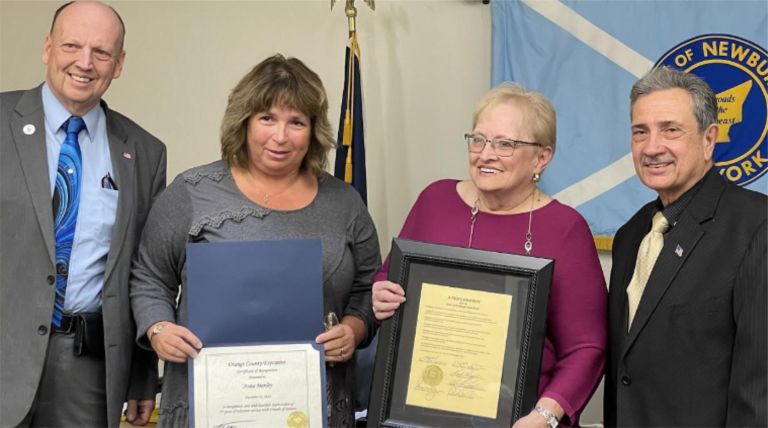 Community Leader Awarded by Newburgh Town Board