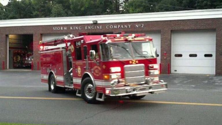 Multiple Fire Departments Battle Brush Fire near Storm King School